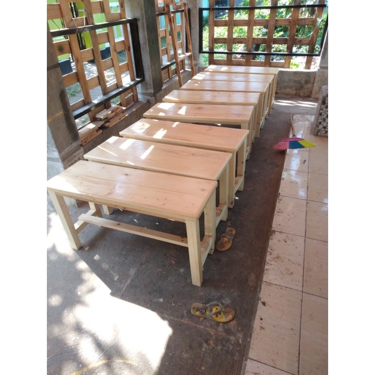 kursi panjang kursi cafe kursi kayu jati belanda p120 l30 t45