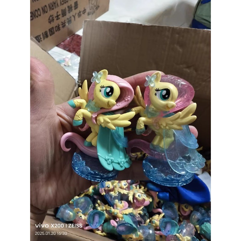 My Little Pony Figure Fluttershy Princess Pegasus Angel Bunny Ornament Accessories Toy