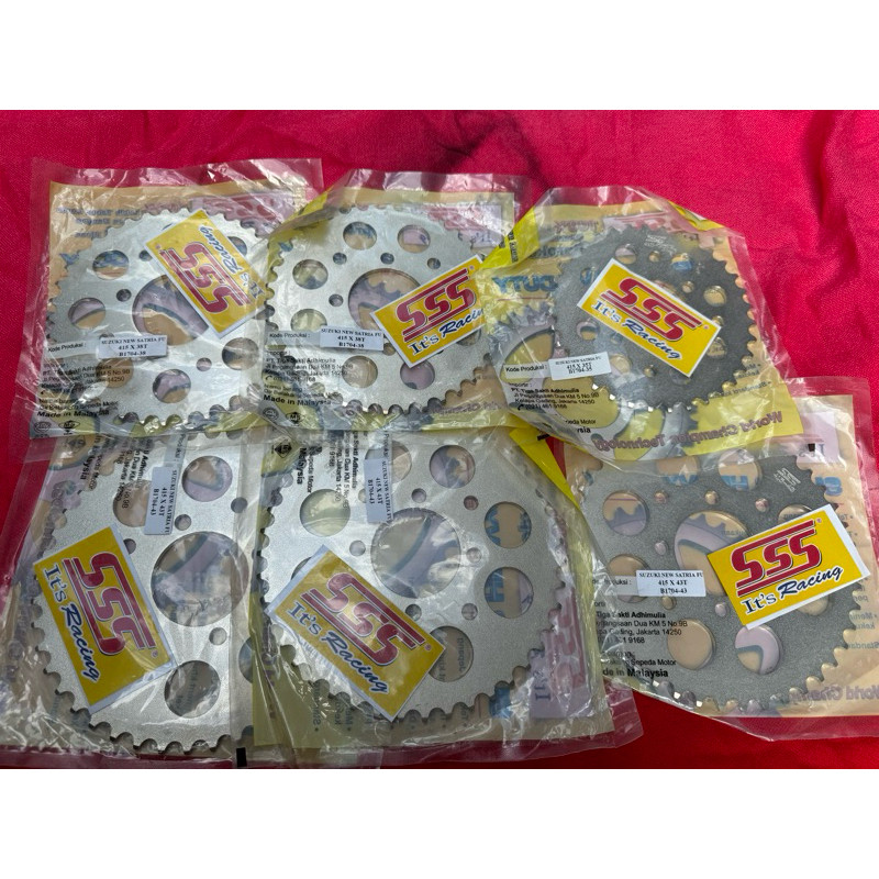 FRANCISS.ID Gear sss Gear belakang sss 415 Satria Fu new Satria Fu karbu Smash Shogun Original sss