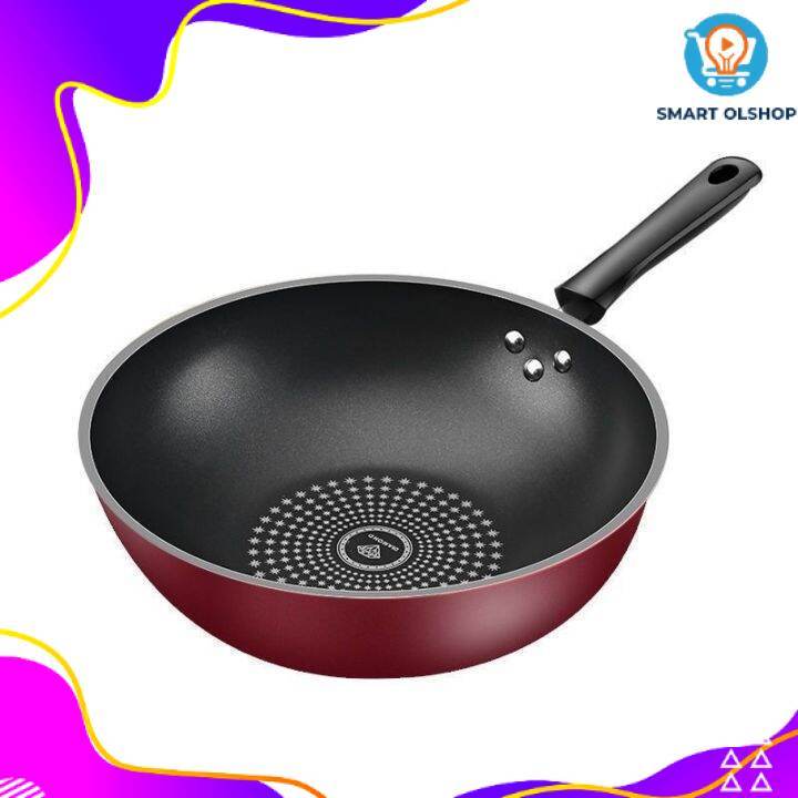 Wajan Miyoshi Diamond 32cm - Kuali Masak Granit Anti Lengket