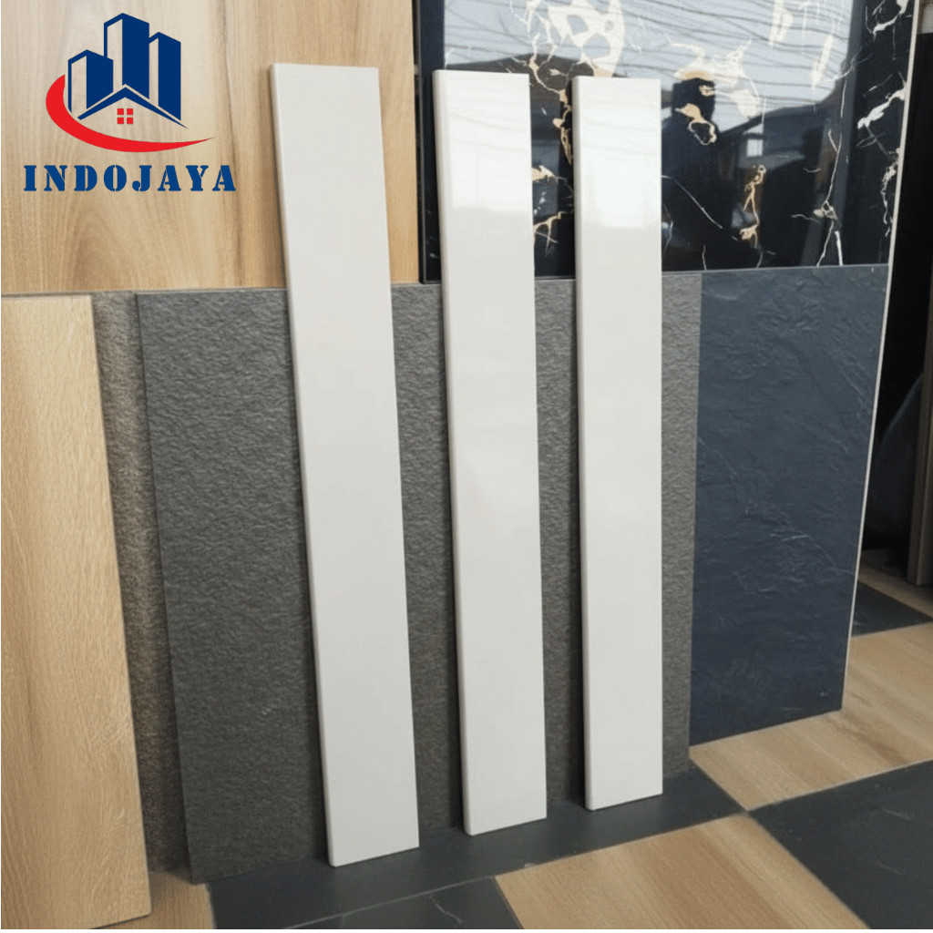 List Granit 10x60 10x80 Cream Polos Bavel Mewah Plint Keramik Lantai Dinding Granite Tile Rapi