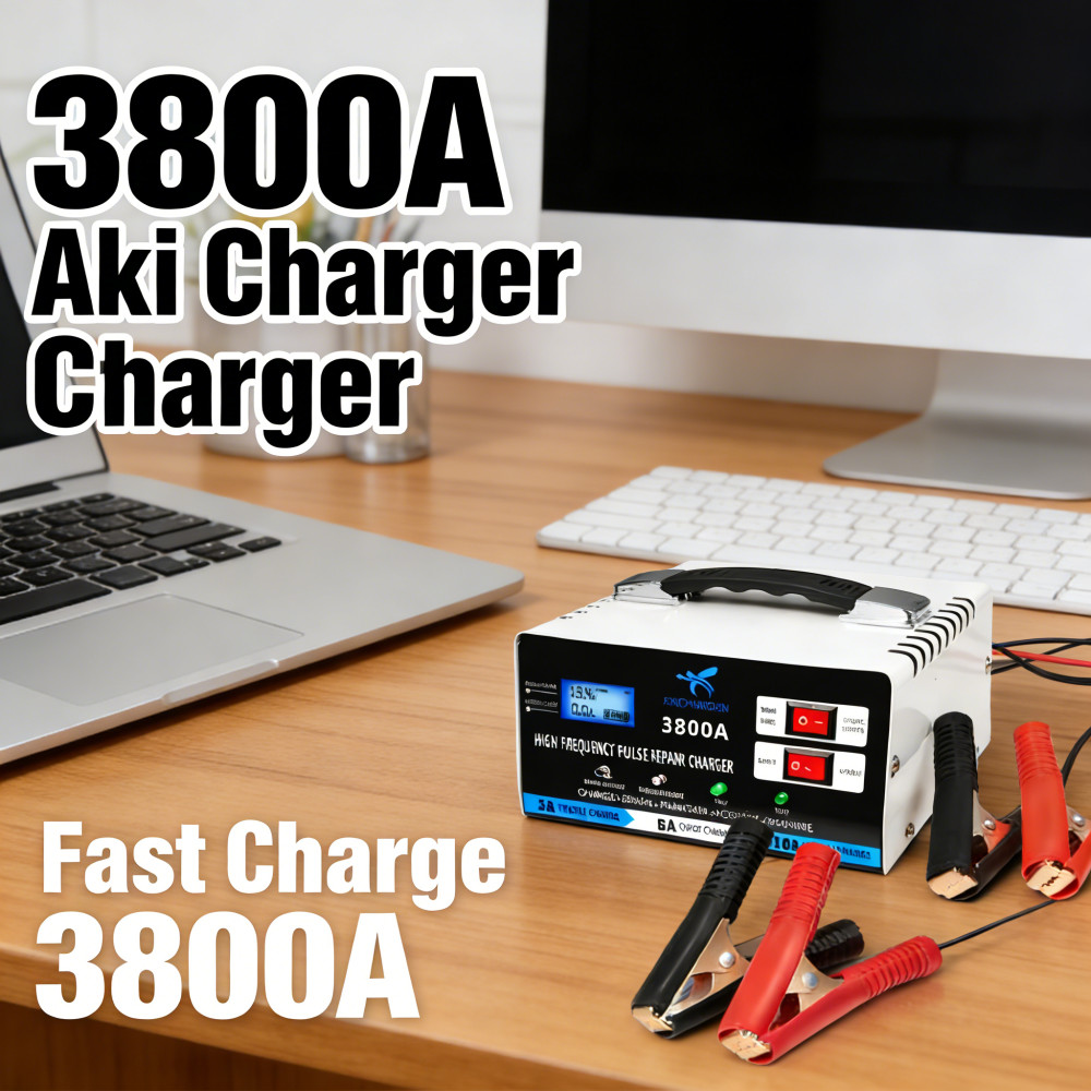 Aki 3800A Mobil Charger Otomatis 24V/12V Aki