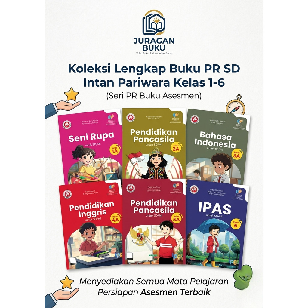 Buku Lks Pr Intan pariwara Sd kelas 1 2 3 4 5 6 semester 1&2 Tahun 2026