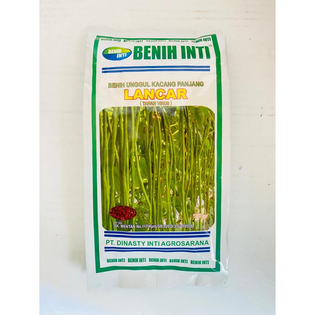 Benih unggul kacang panjang tahan virus biji merah LANCAR isi 500gr dari BENIH INTI