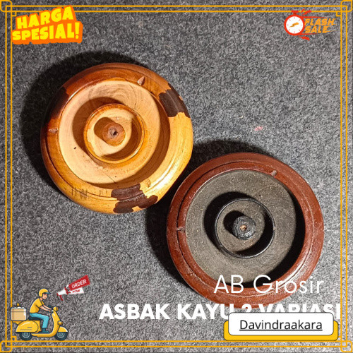 BARU Asbak kayu 2 variasi , asbak kayu pinus murah asbak sovenir DVK