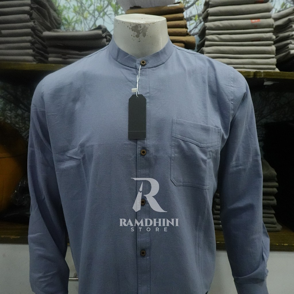 HANZAIN Kemeja Koko Pria Basic Best Seller 0426