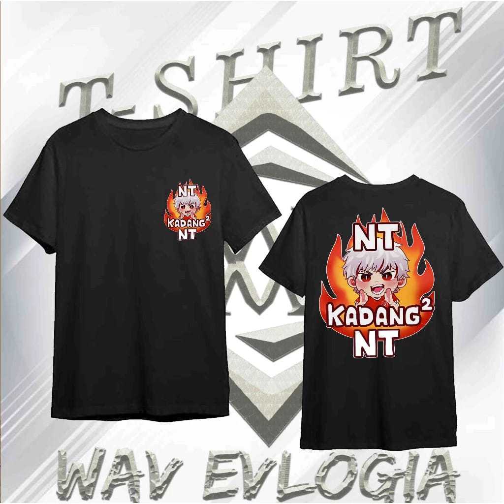 kapas murni KAOS DISTRO MOTIF EMOTE AURA FIRE MPL ID NT KADANG2 NT MLBB