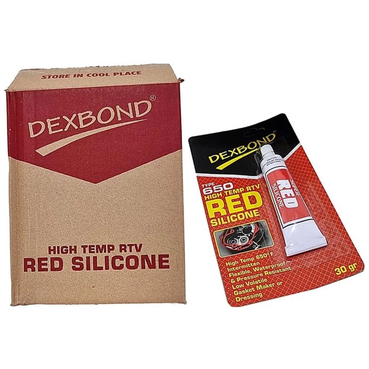 Lem DEXBOND Red Silicone Lem Silikon Sealer Gasket MERAH (LUSIN)