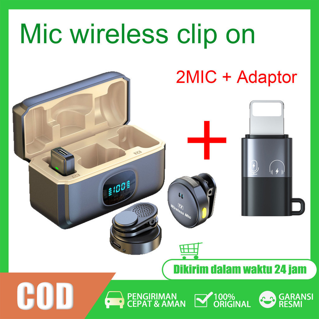 Mic Wireless Clip On 2MIC+ IP Adaptor Wireless Microphone Clip On Mic Wireless Microphone Wireless C