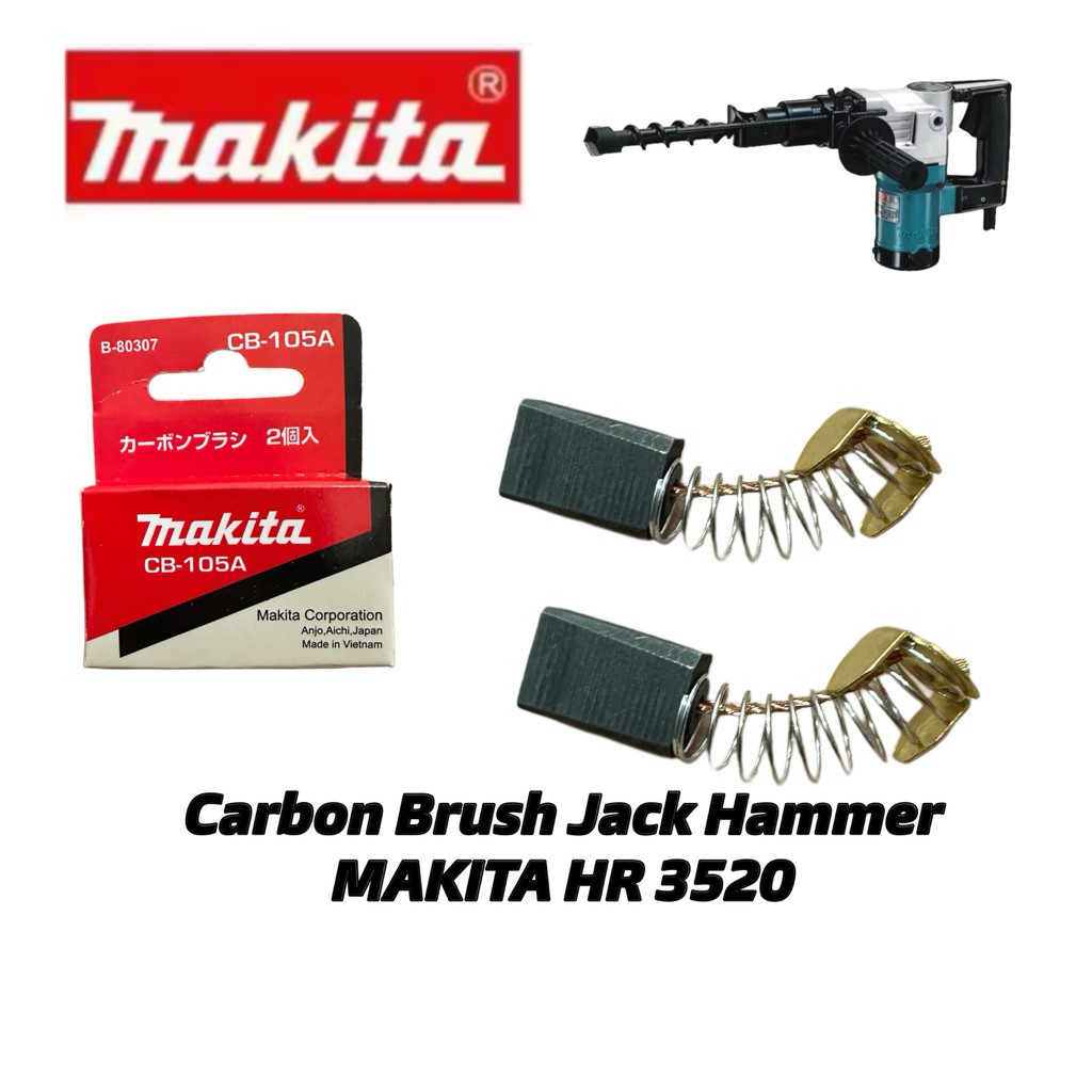 Carbon brush jack hammer MAKITA HR 3520 bostel kull areng cb mesin bobok makita hr3520