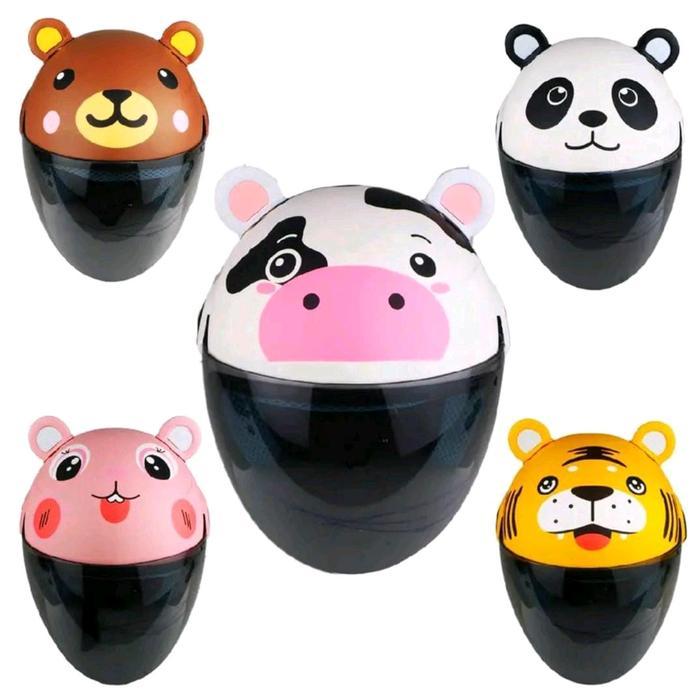 Helm Anak Motif Binatang Lucu 3-8 tahun Helm Anak Telinga Kucing Lucu Helm Anak Sapi Kelinci Tiger B