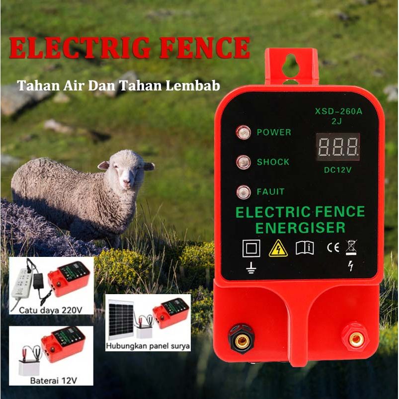 Kandang Kejut Perkebunan Peternakan / Pemancar Arus Pagar Listrik / Alat Kejut Pagar Listrik /Electr