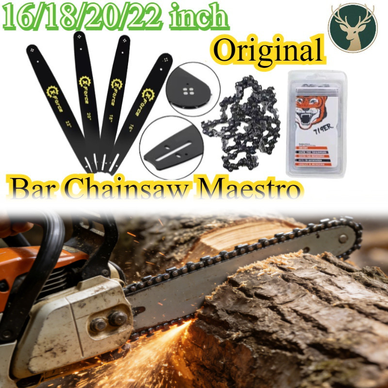 16/18/20/22in Bar Chainsaw / Bar Gergaji Mesin/ Guide Bar Chainsaw/ Guide Bar Laser/ Guide Bar Chain