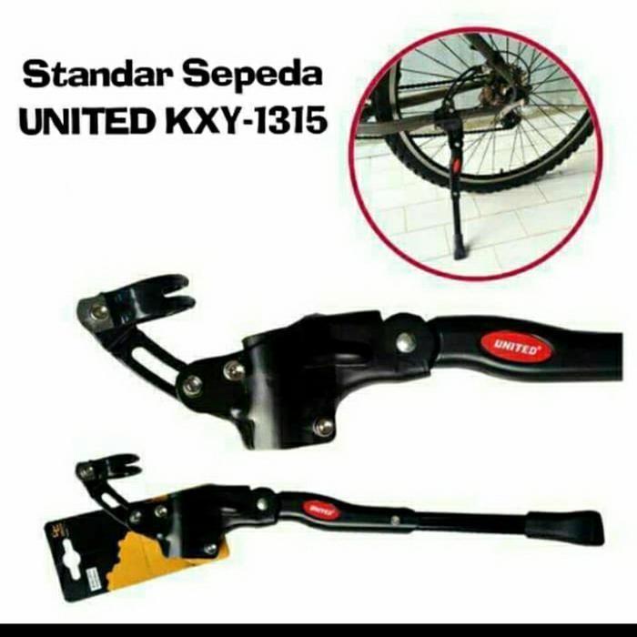 standar samping sepeda mtb/kickstand adjustable united kxy 1315