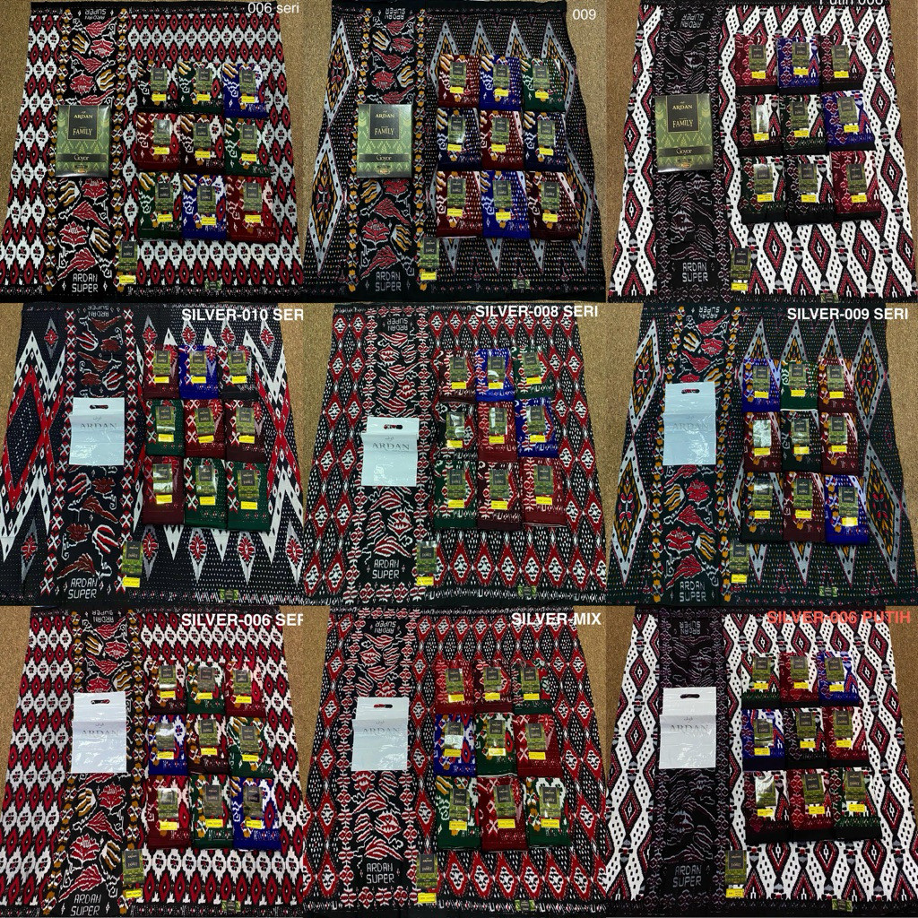 Grosir 10 Pcs Sarung Ardan Goyor Gold & Silver || Grosir Kodian Sarung Ardan Goyor || Sarung Hadiah 