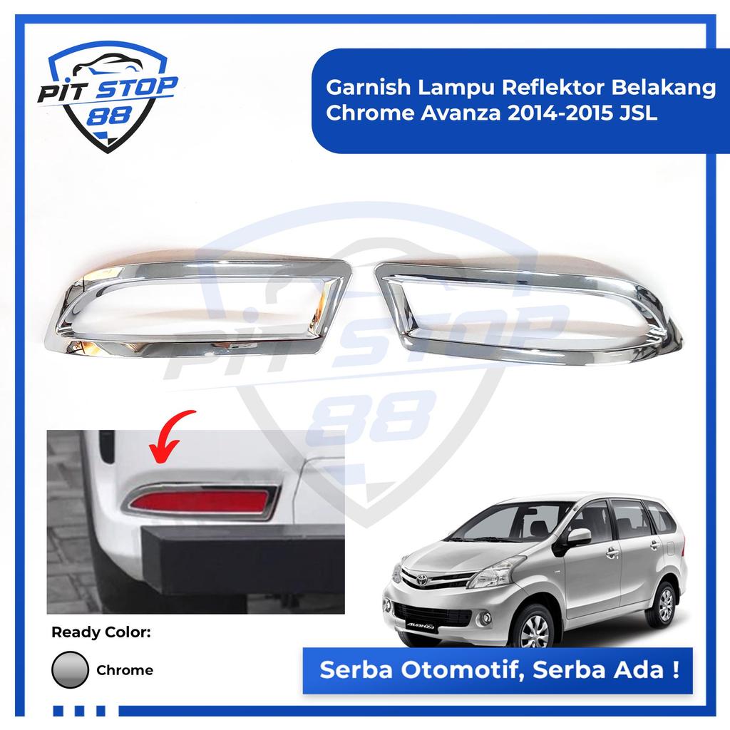 Garnish Lampu Reflektor Belakang Chrome Avanza 2014-2015