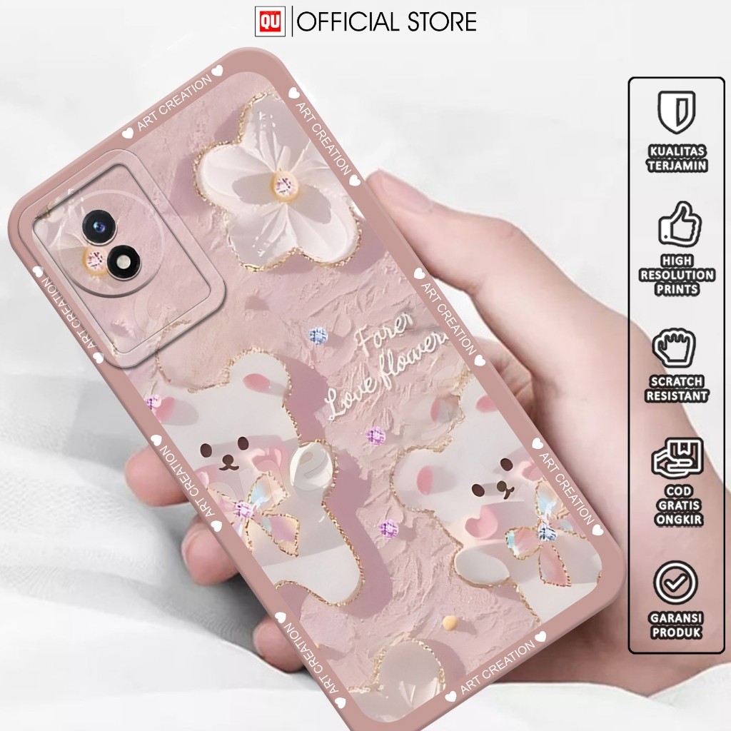 [ AM06 ]  Premium Case For VIVO Y02 Y02A Y02T - Casing Hp VIVO Y02 Y02A Y02T - Softcase Hp VIVO Y02 