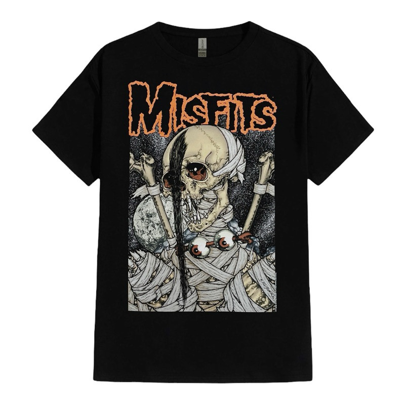 (COD) T-SHIRT / KAOS BAND OFFICIAL MISFITS - PUSHEAD VAMPIRE