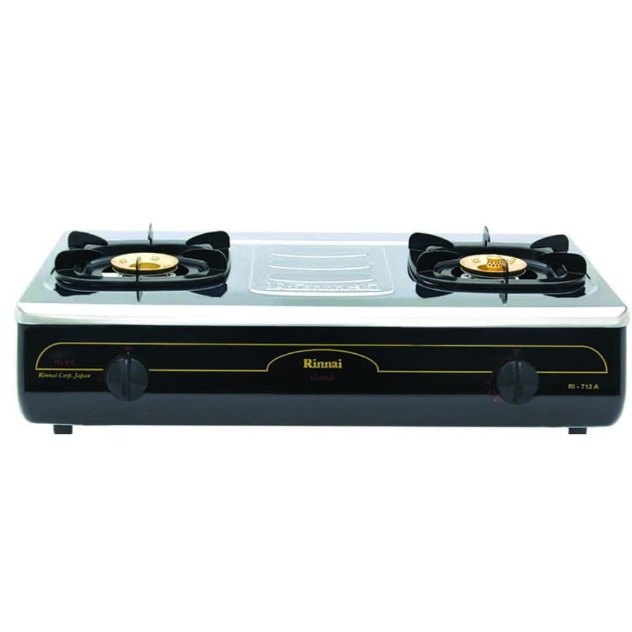 RINNAI KOMPOR GAS RI 712A KOMPOR GAS 2 TUNGKU/RI712A/RI712 A/RI 712A/RI 712 A/ORIGINAL/GARANSI RESMI