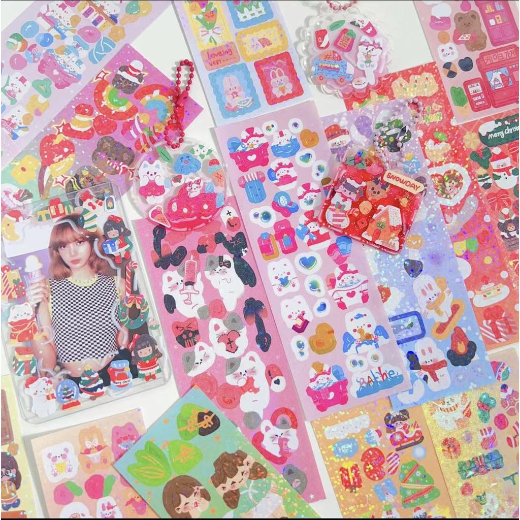 20PCS Sticker Lucu Imut DIY | Dekorasi Jurnal, Photocard KPOP, Case HP / COD 10PCS STICKER DIY LUCU 