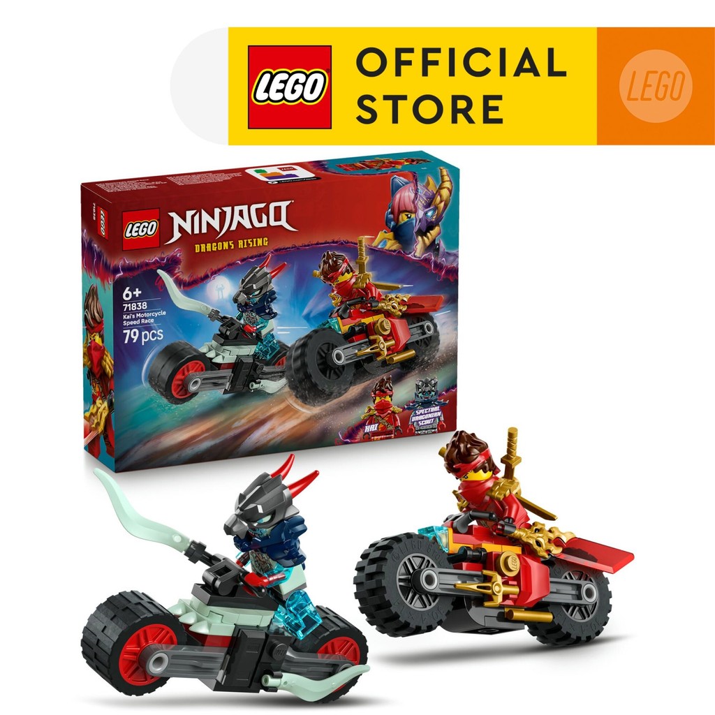 LEGO Ninjago 71838 Kai's Motorcycle Speed Race (79 Pieces), Mainan, Building Block, Toys
