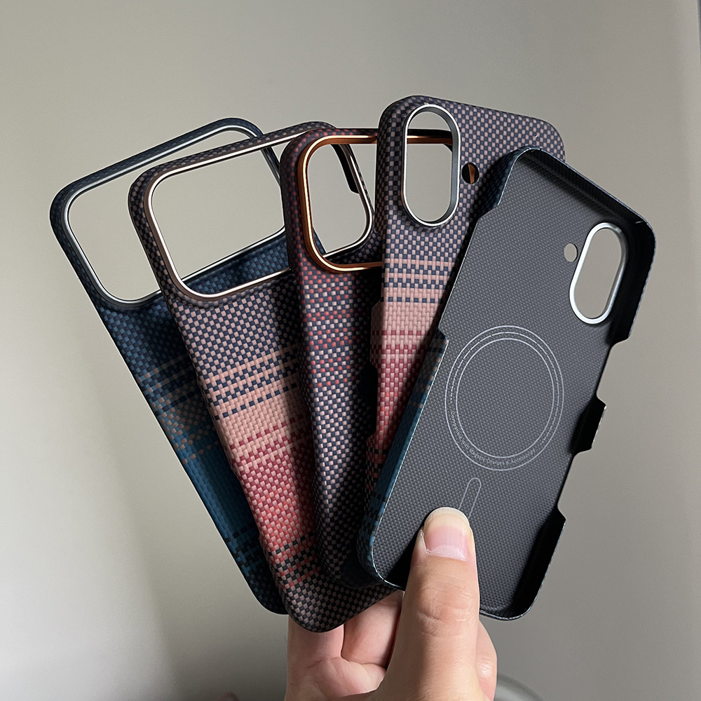Really Carbon Fiber for IPhone 17 Pro Max Case for Magnetic Magsafe  Aramid Fiber Cover for IPhone 1
