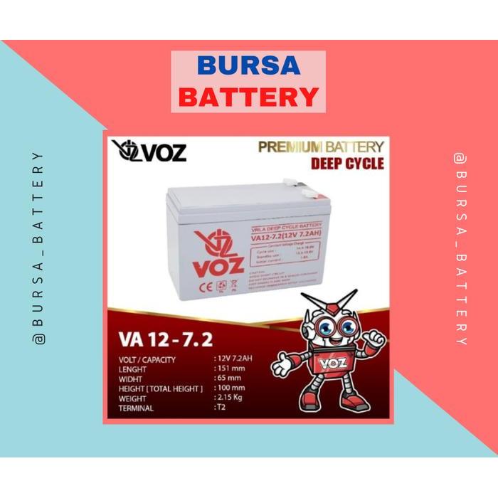 Aki kering VOZ 12 V 7 AH