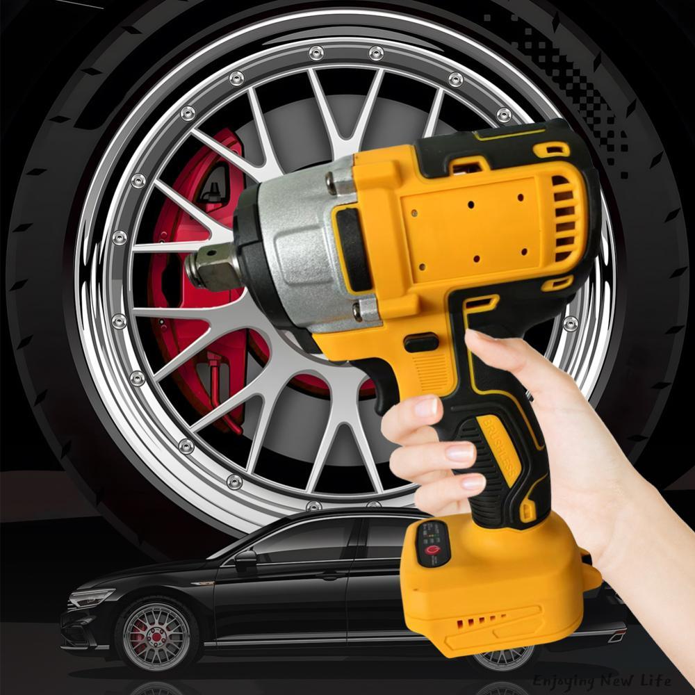 520Nm Cordless Impact Wrench W Battery and Charger Brushless Electric Impact Wrench Electric Wrench 