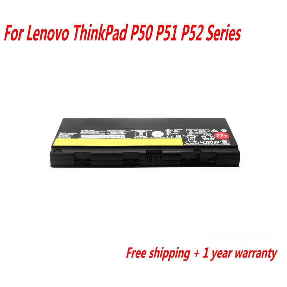 11.25V 90Wh Laptop Battery For Lenovo Thinkpad P50 P51 P52 00NY490 00NY491 00NY492 SB10H45075 SB10H4