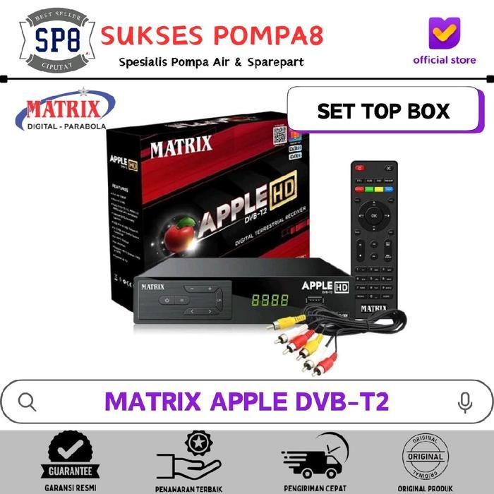 Ichamart9 Set Top Box Digital MATRIX APPLE DVB T2 / STB TV / Receiver TV - STB+DONGLE TERLARIS