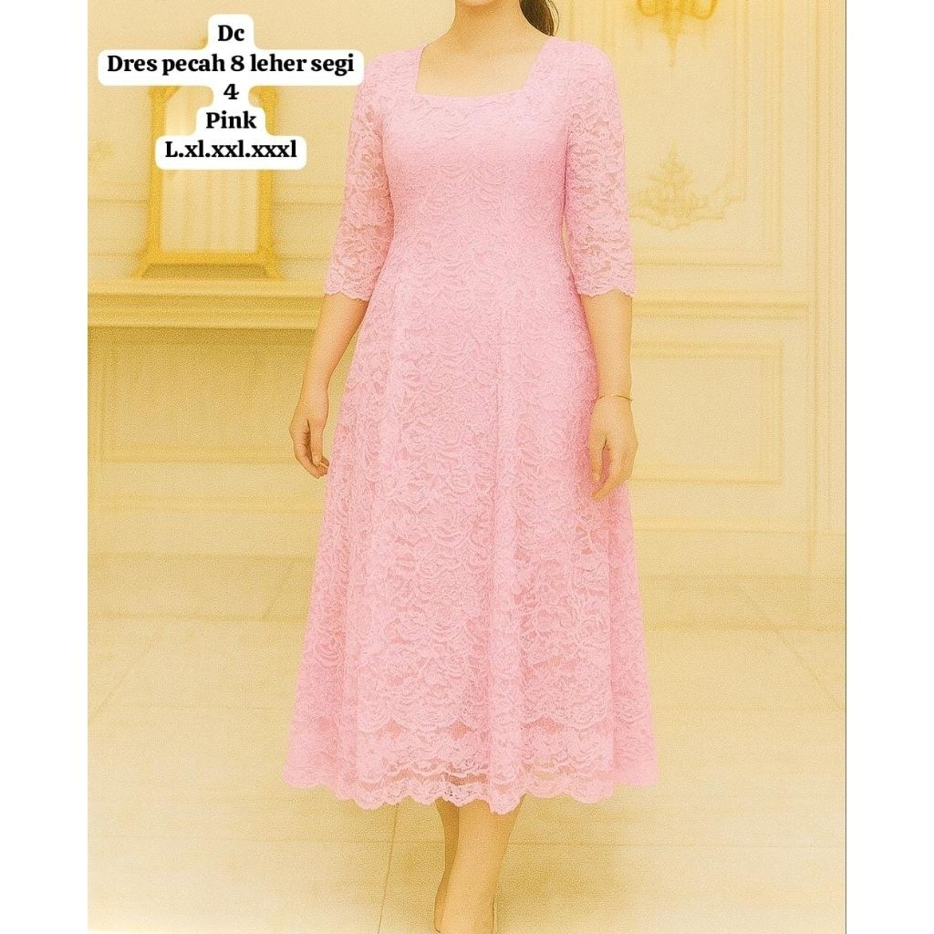 FS Dres Brokat Pesta Dress // Model Pecah 8