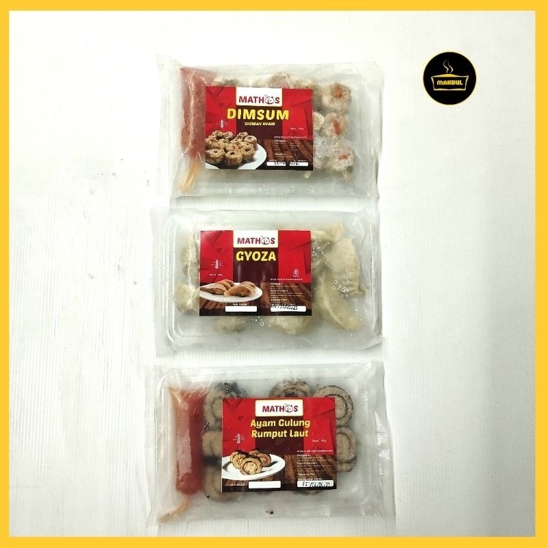 MATHOS Dimsum Ayam, Gyoza, Ayam Gulung