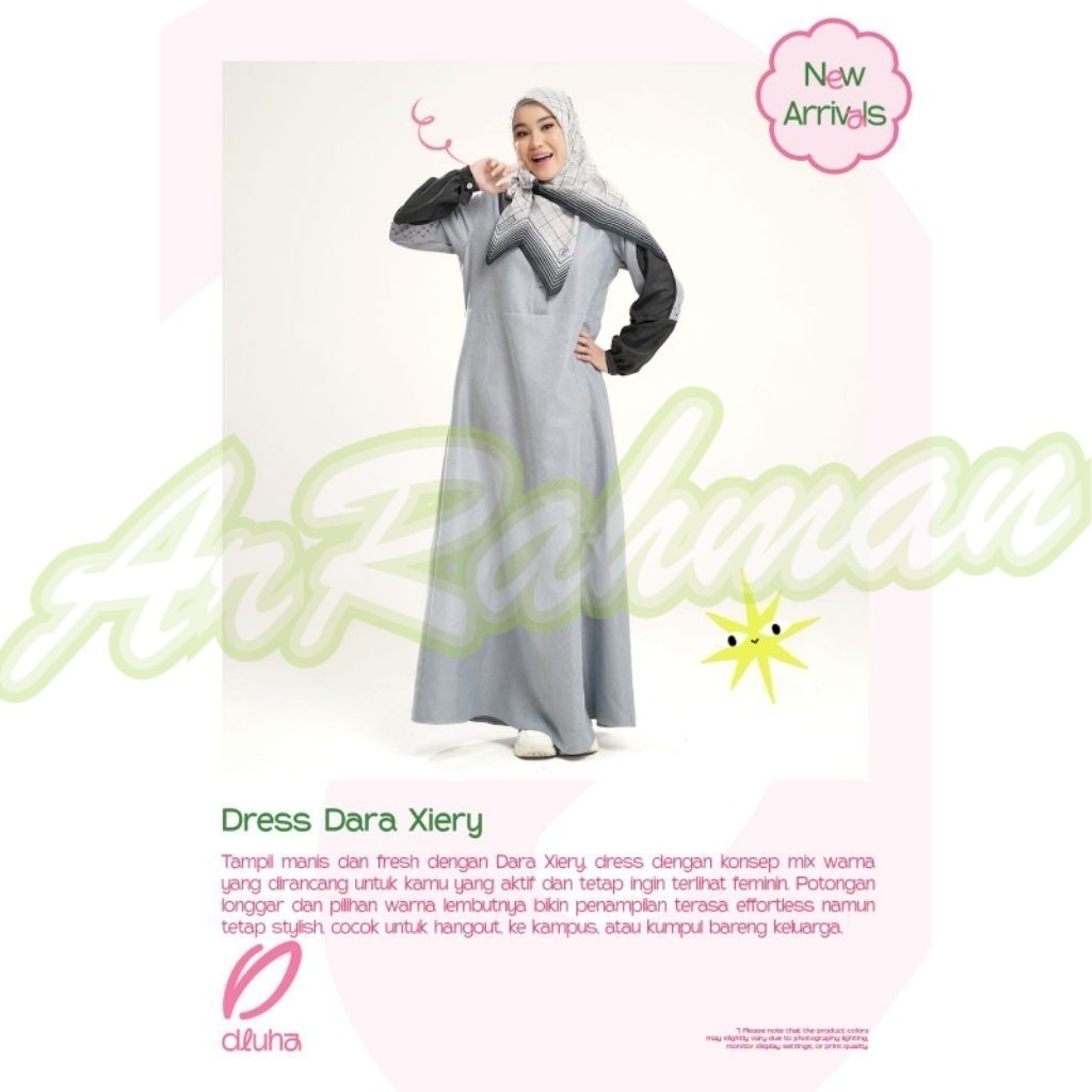 DISKON Rabbani - Dresslim Dara Xiery | Gamis Wanita Rabbani Ori Ar-Rahman.Shop