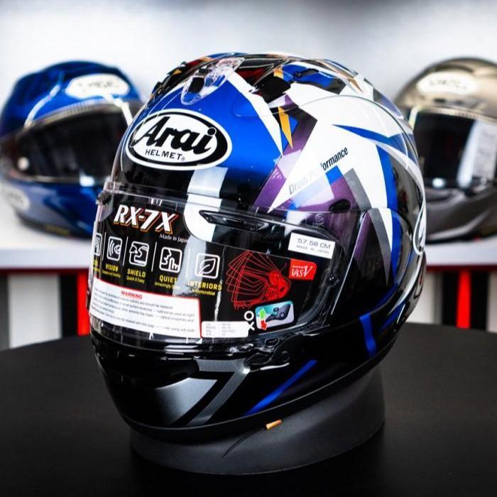 Arai RX7X Maverick GP4 Blue