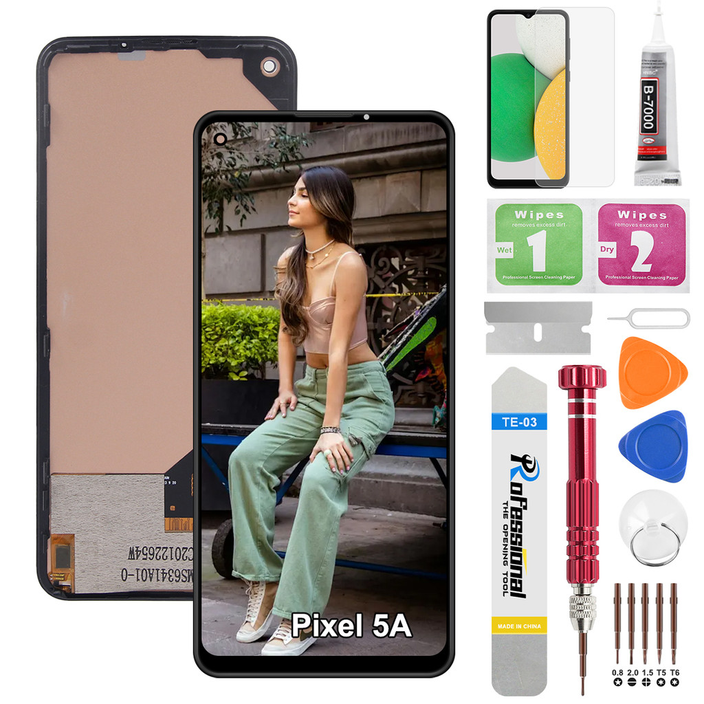 6.34''Tested For Google Pixel 5A LCD For Google Pixel 5a 5G G1F8F G4S1M LCD splay Tou Screen gitizer