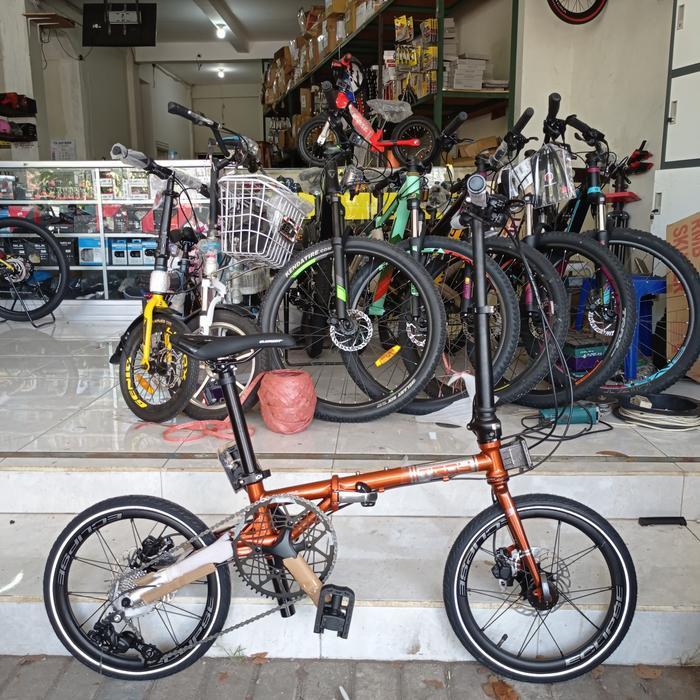 Sepeda Lipat Seli 16 Element Troy X9 9 Speed