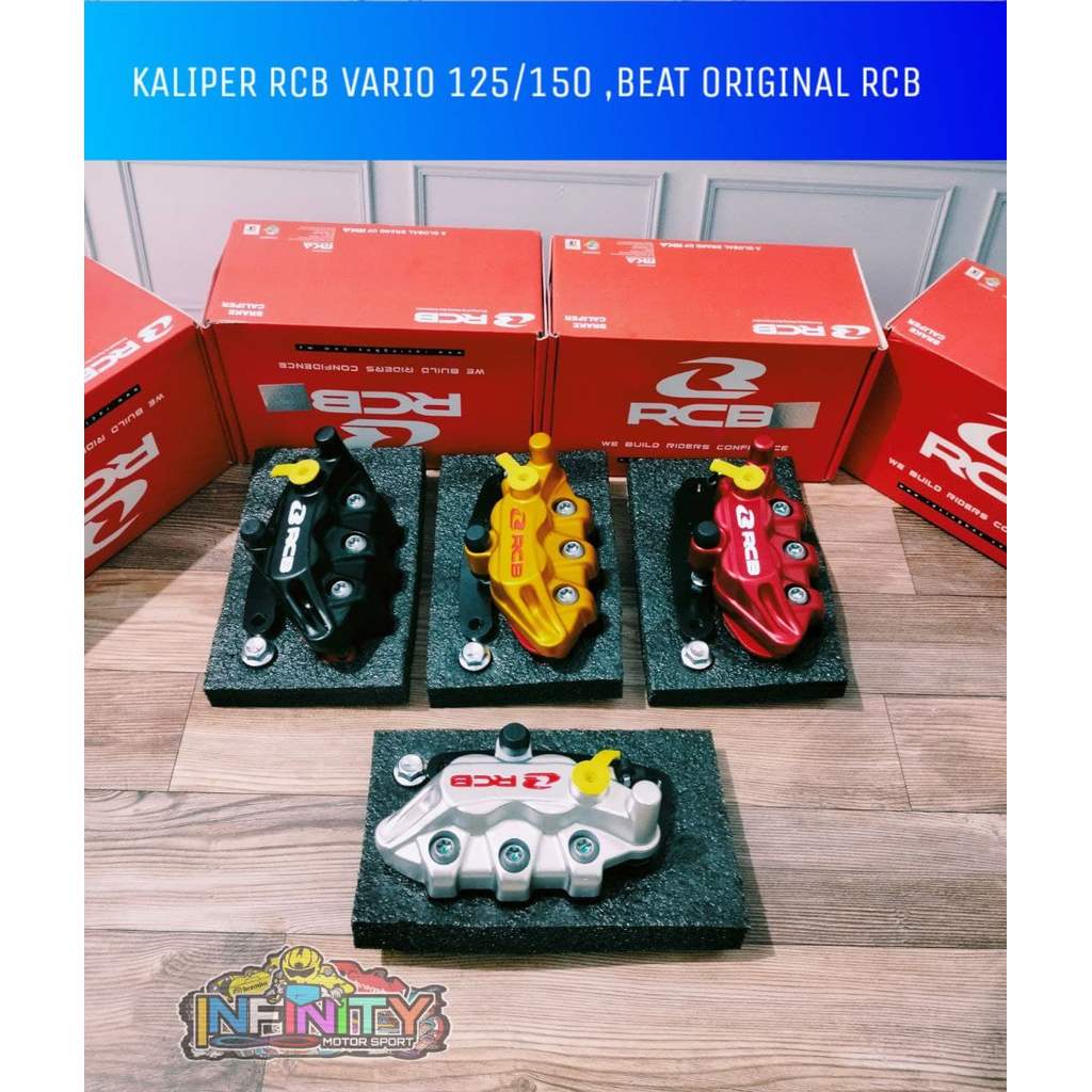 KALIPER RCB BEAT FI ESP DELUXE/VARIO 110 125 150 NEW OLD SCOOPY FI PRESTIGE KALIPER 2P 2PISTON RCB S
