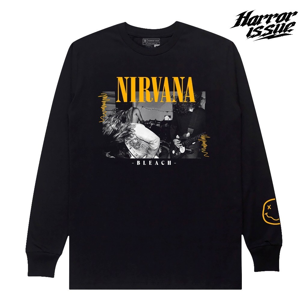 SYAZIAS Horror Issue Nirvana Long Sleeve Black Unisex