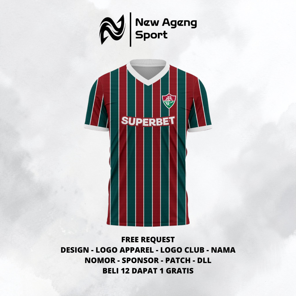 Jersey NasFluminense Home 2026 2027 Free Nameset