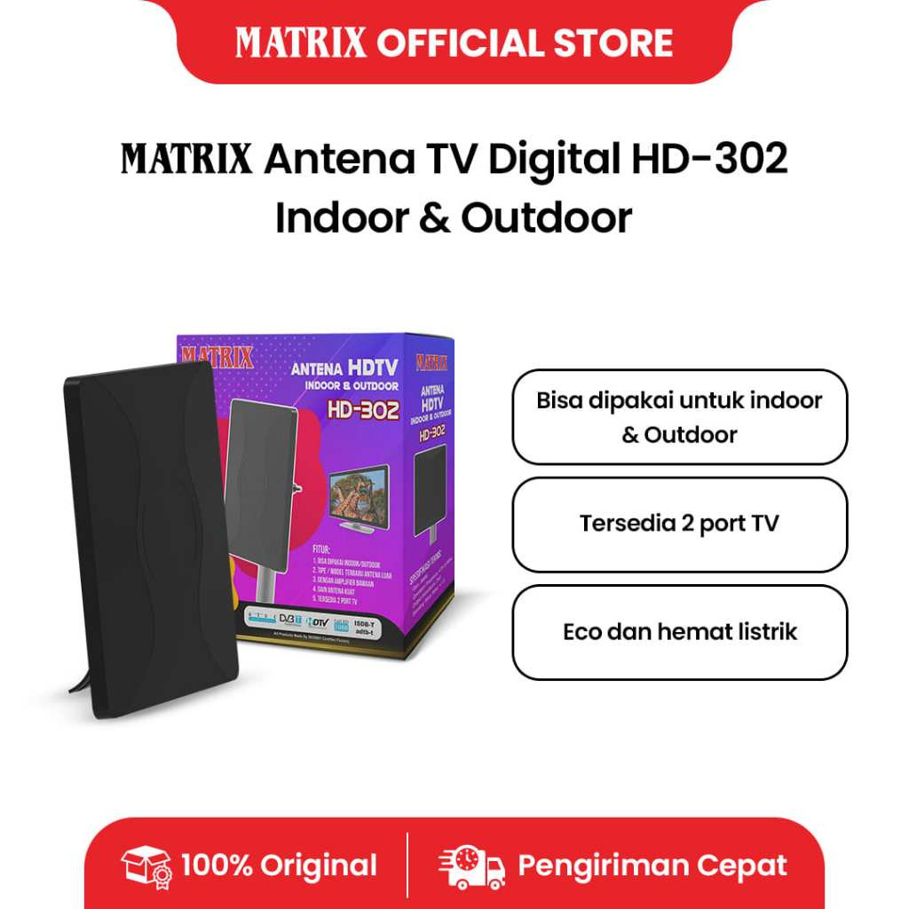 MATRIX - Antena TV Digital HD 302 | Antena TV Digital Indoor & Outdoor