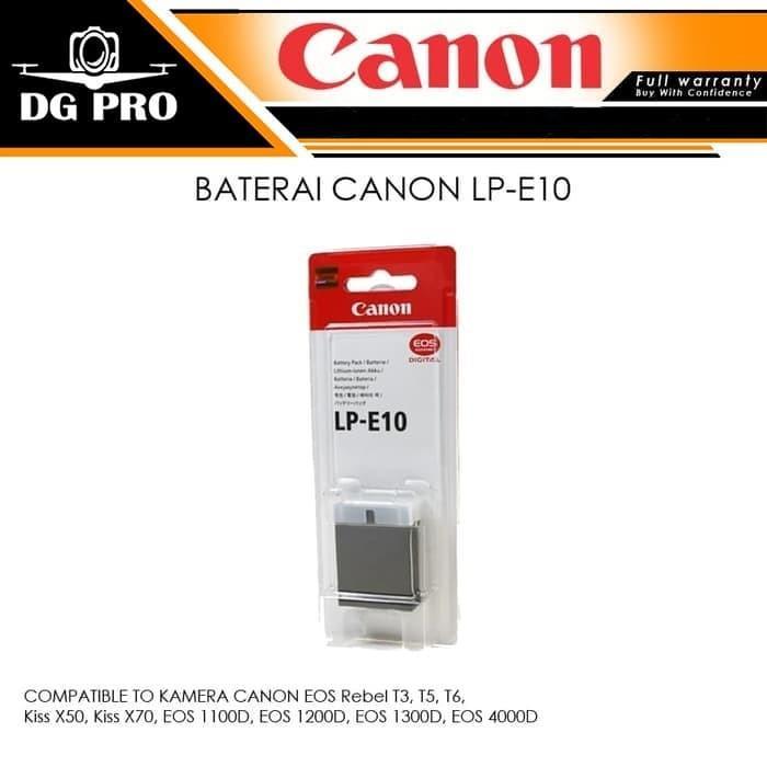 mutiara_shop225 BATERAI CANON LP-E10 - BATTERY KAMERA CANON EOS 1300D,EOS 4000D,1200D