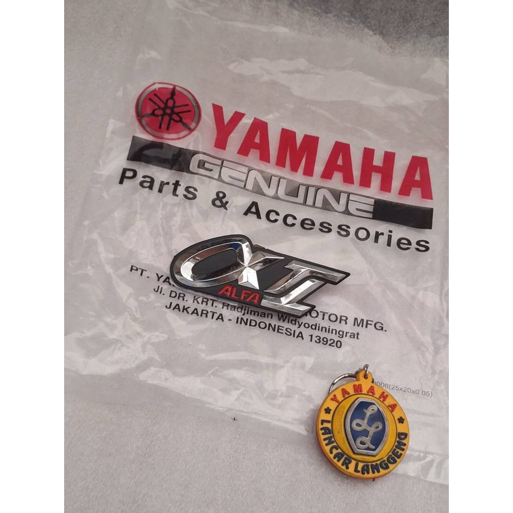 EMBLEM / SIMBOL BODY YAMAHA ALFA ORIGINAL YGP 3AY-F8368-00