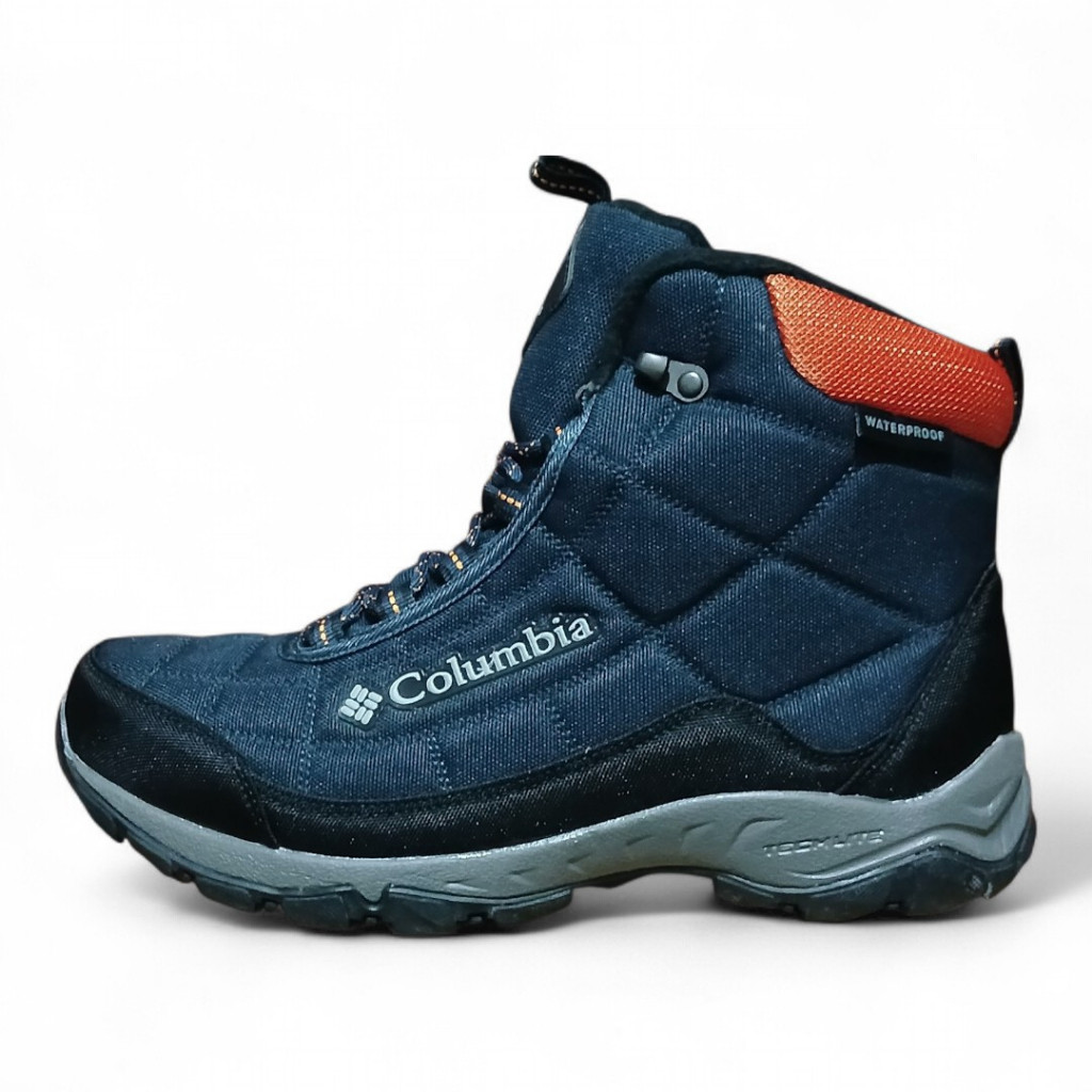 Sepatu Outdoor Columbia Hiking Boots Waterproof Navy Series Size 45