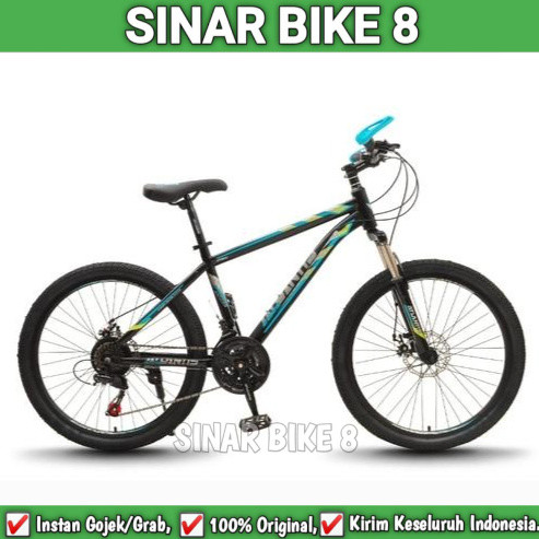 SEPEDA GUNUNG MTB 24 26 INCH ATLANTIS 3x7 SPEED / SEPEDA GUNUNG DEWASA