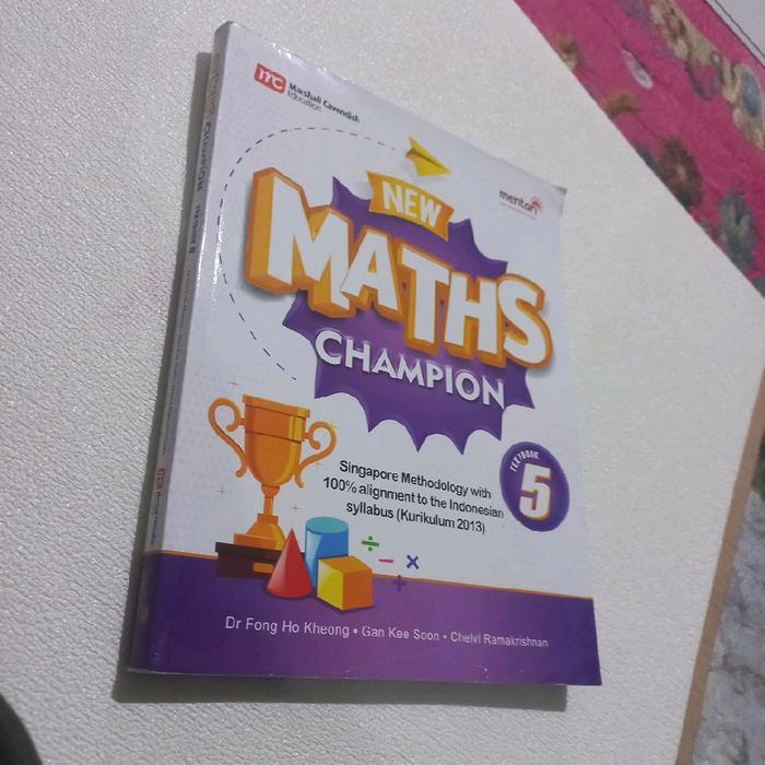 Buku New Maths Champion textbook 5 original