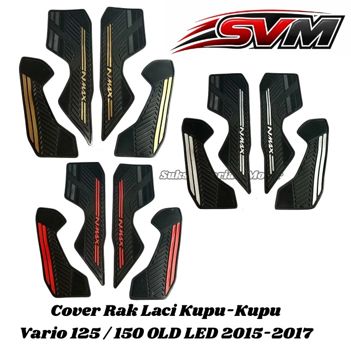 Pijakan Karpet / Alas Kaki Depan Sepeda Motor NMAX New / Baru PNP Baut Klip & Bahan PVC Premium Kiri