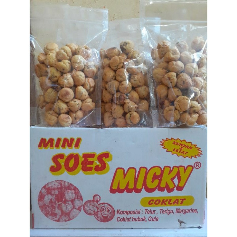 Soes Micky | Soes Coklat | Soes Keju| Soes Kering Coklat Kiloan