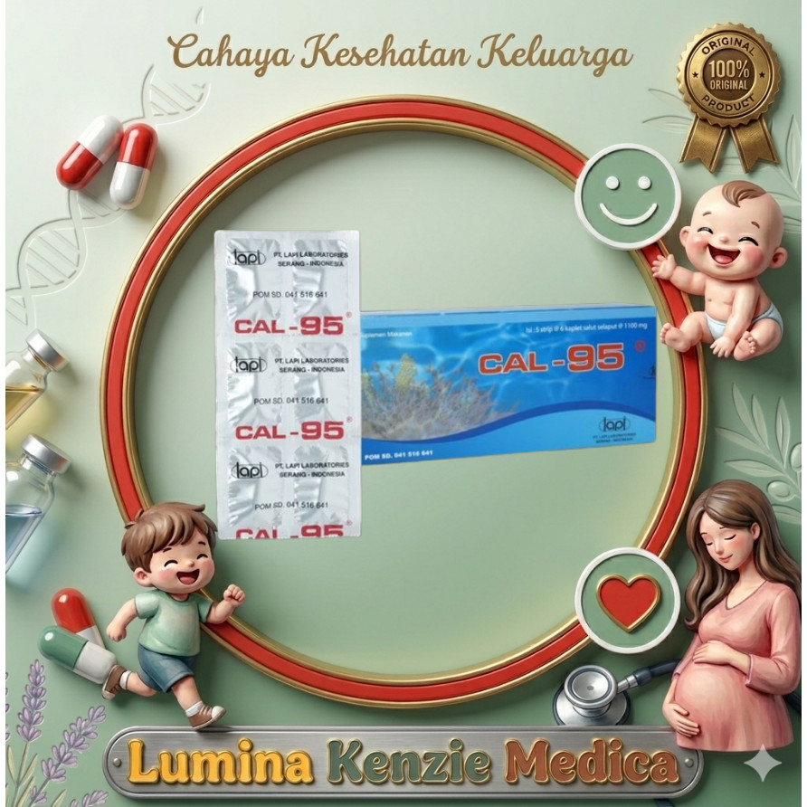 Cal-95 - Suplemen Kesehatan Tulang - Ibu hamil dan Menyusui - Calcium