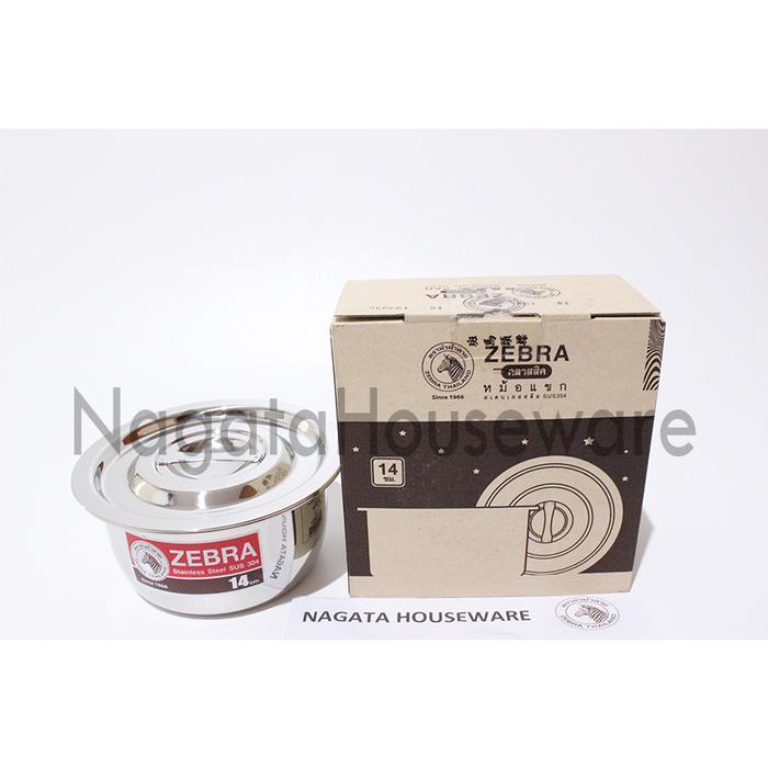 Panci India Stainless / Panci Zebra / Panci Masak Indian Pan Zebra 170014
