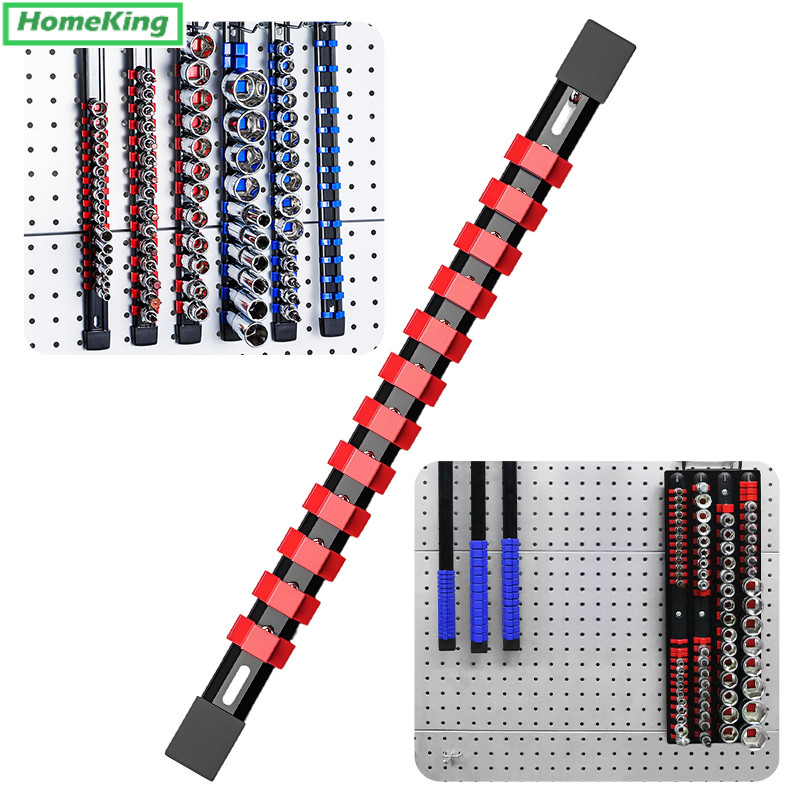 Tempat Socket Mata 1/2" Socket Rail Tempat Kunci Sok Sock Holder Tools